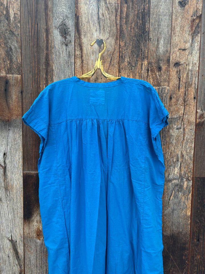 Auntie Oti Long V Dress Pool