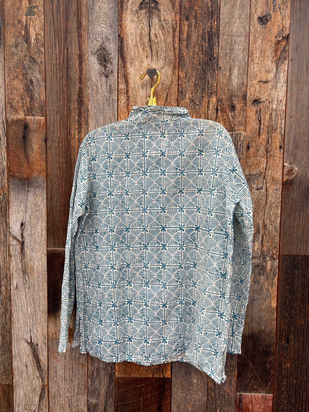 Auntie Oti Button Shirt Petals