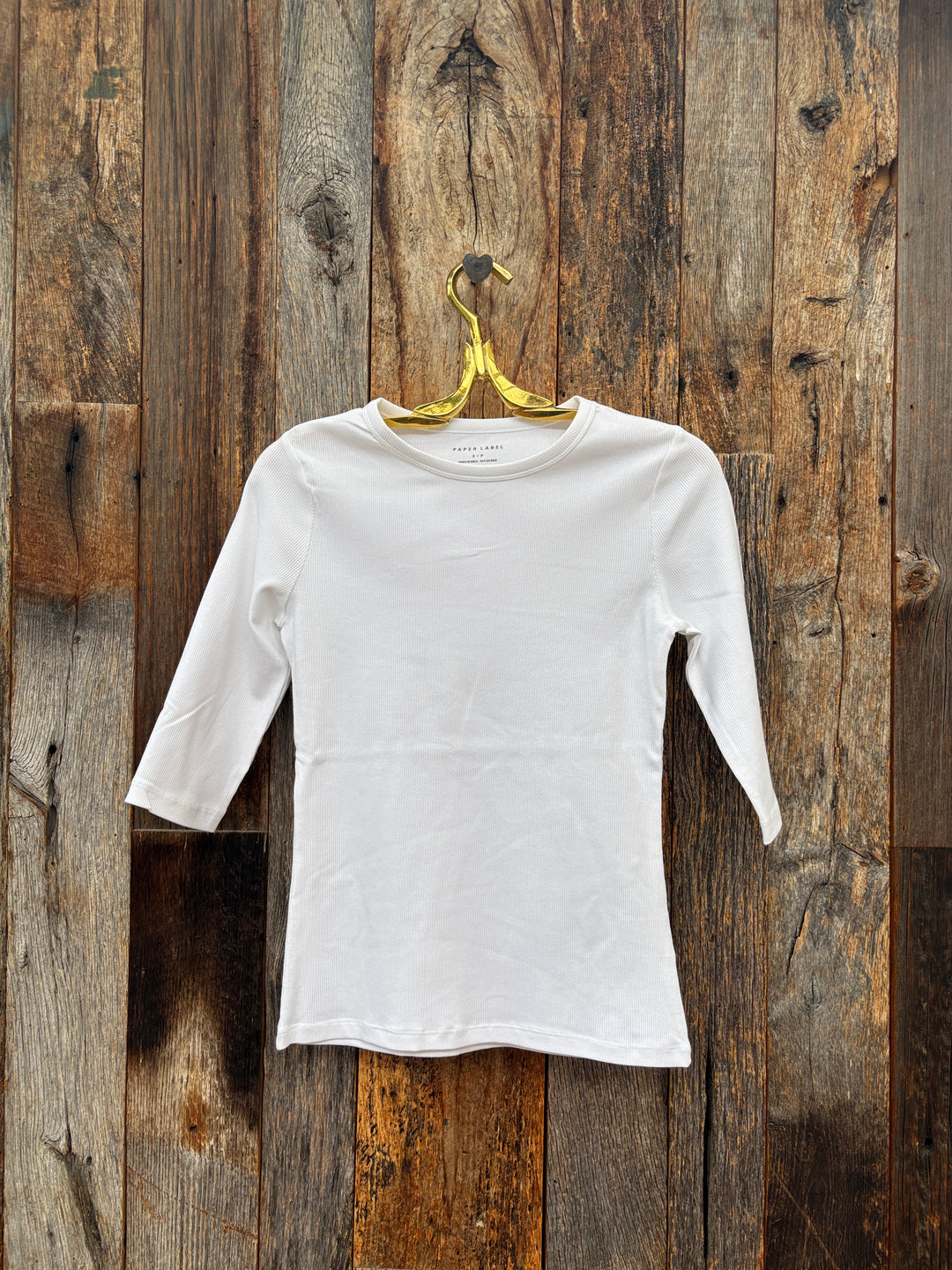 Paper Label Akari Crewneck Bright White