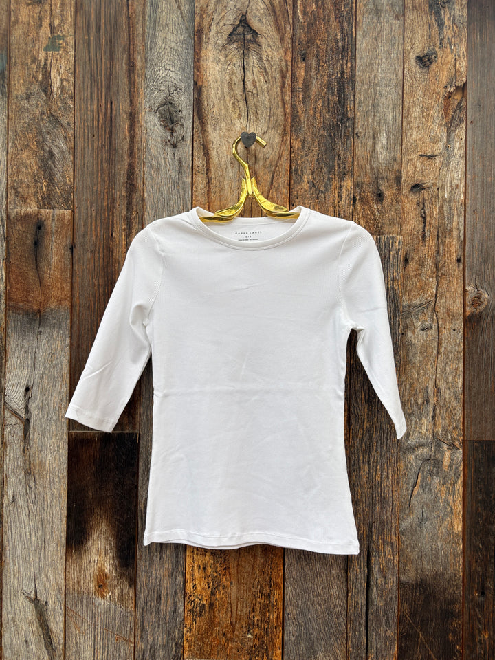 Paper Label Akari Crewneck Bright White