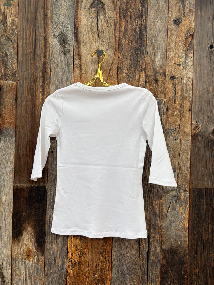 Paper Label Akari Crewneck Bright White