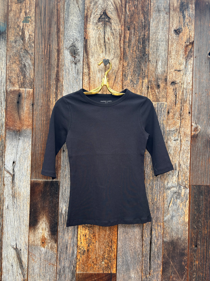 Paper Label Akari Crewneck Black