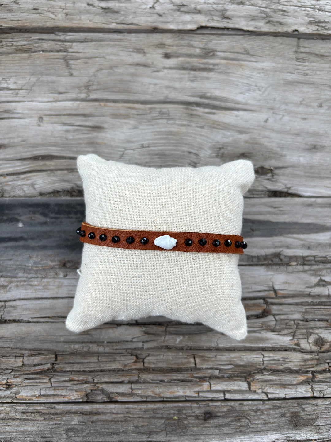 Renee Garvey Black Spinel/Shell/Antler Button GSB12103