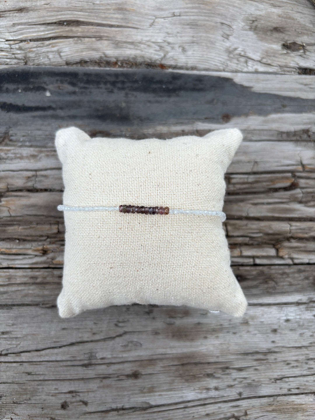 Margaret Solow Rainbow Moonstone/Sapphire Bracelet RSB-MN/SAP