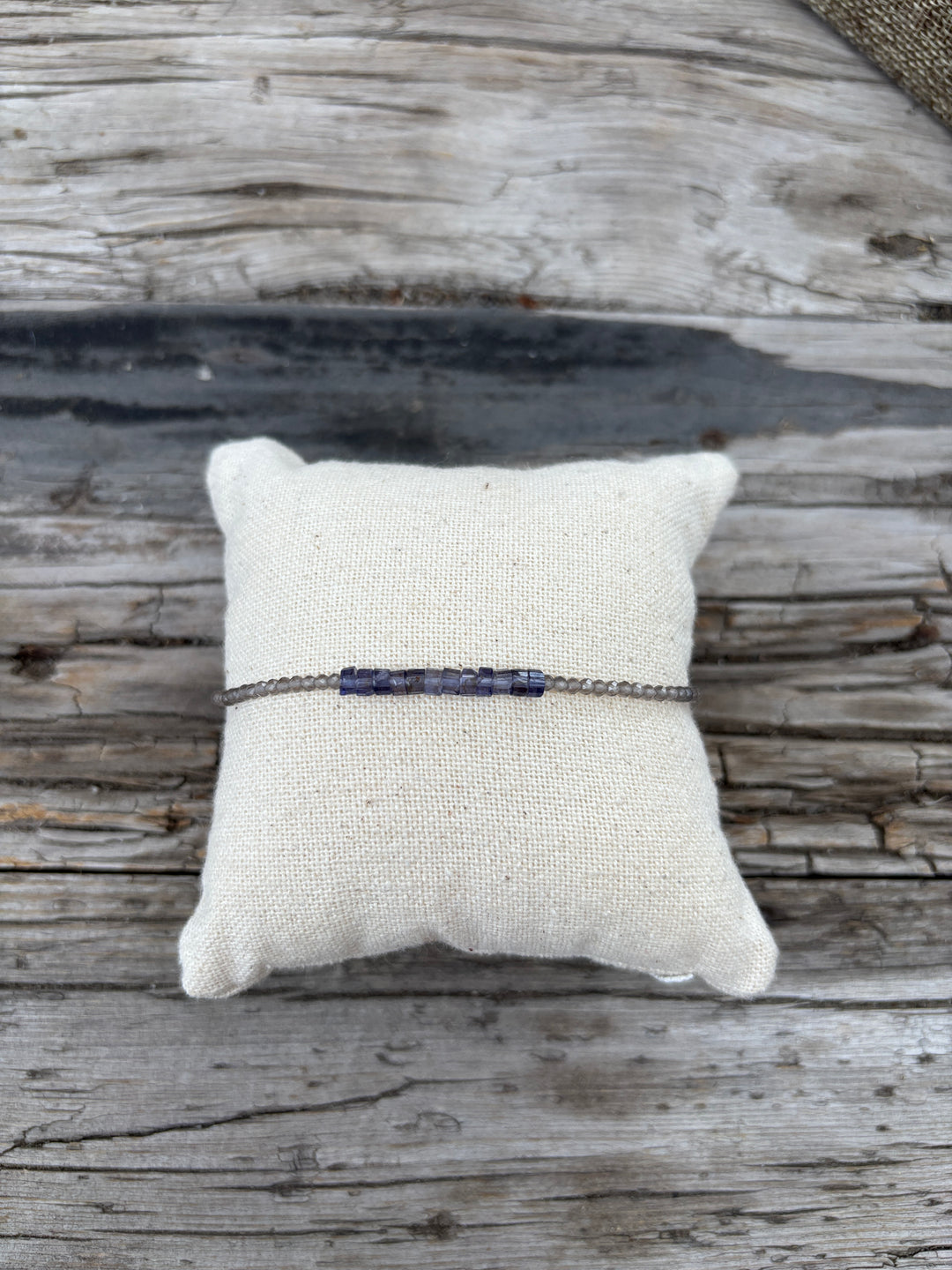 Margaret Solow Moonstone & Iolite Bracelet RSB-GM/IO