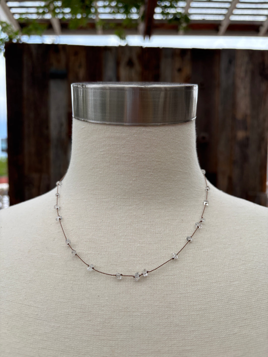Margaret Solow MW-HQ Herkimer Quartz 17"