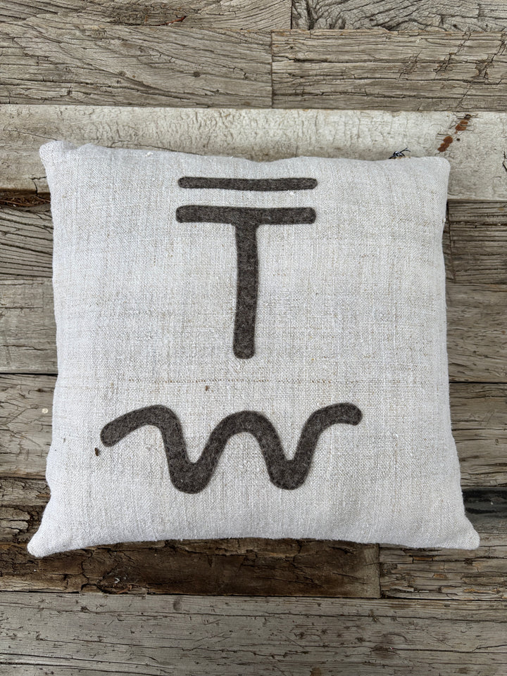 The Huntress Designs Brand Pillow