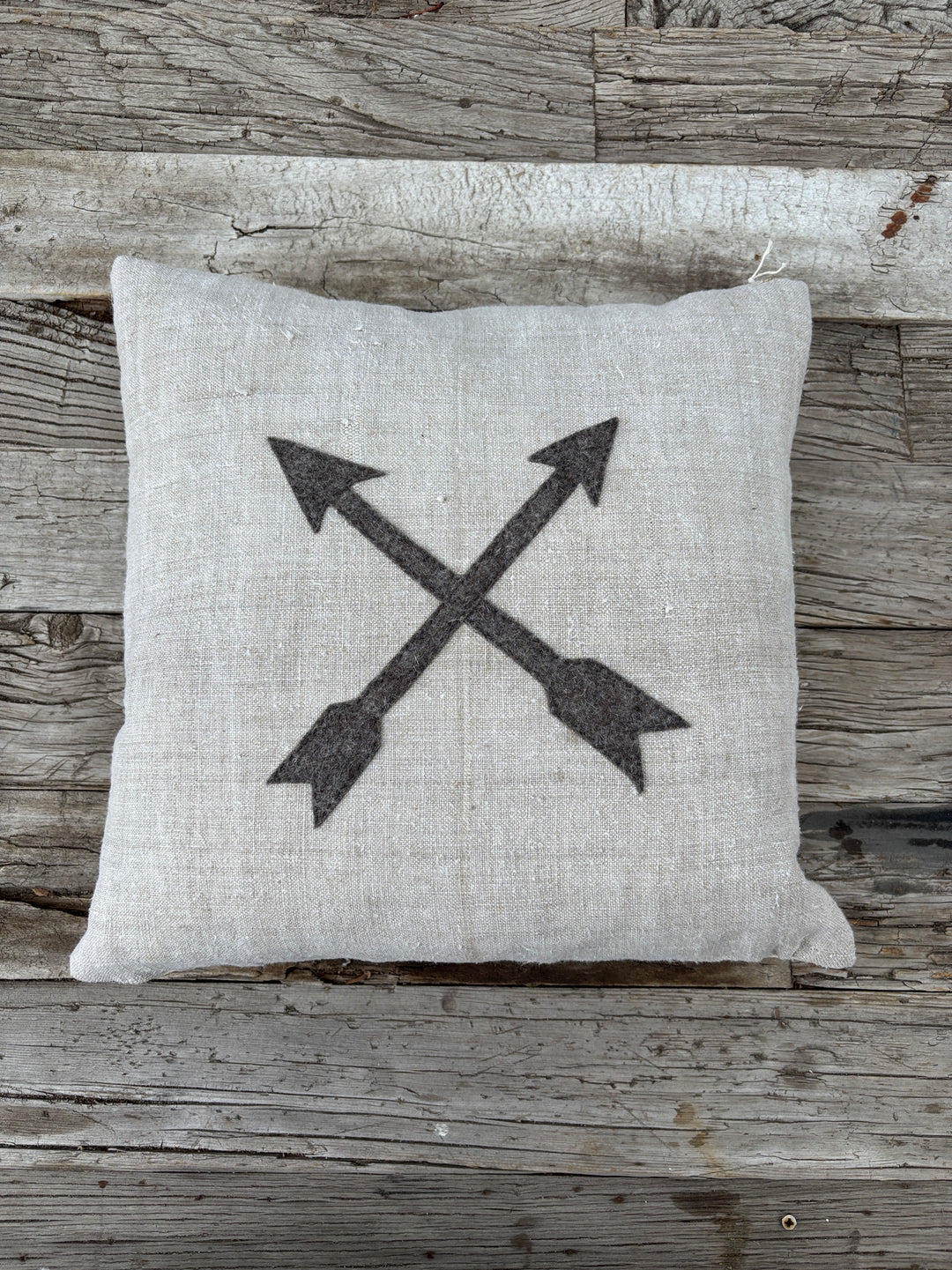 The Huntress Designs Double Arrows Pillow