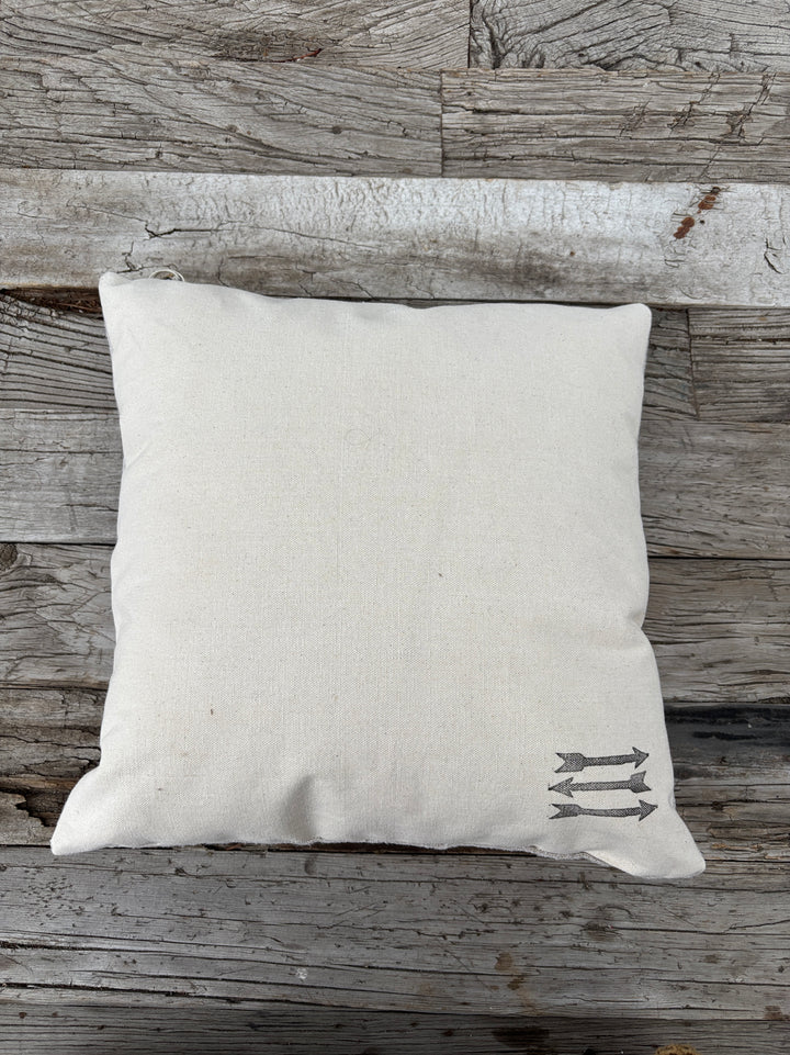 The Huntress Designs Double Arrows Pillow