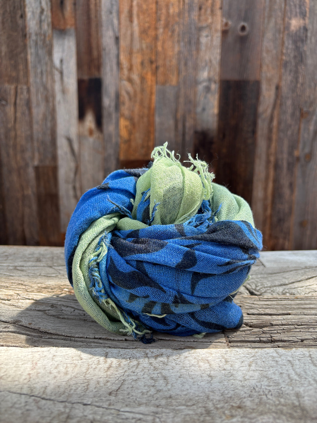 Chan Luu Cashmere and Silk Scarf BRH-SC-615 Lapis Mix