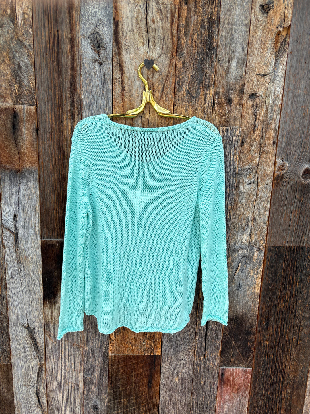 Wooden Ships Summer V Cotton - Seaglass/Verdigris