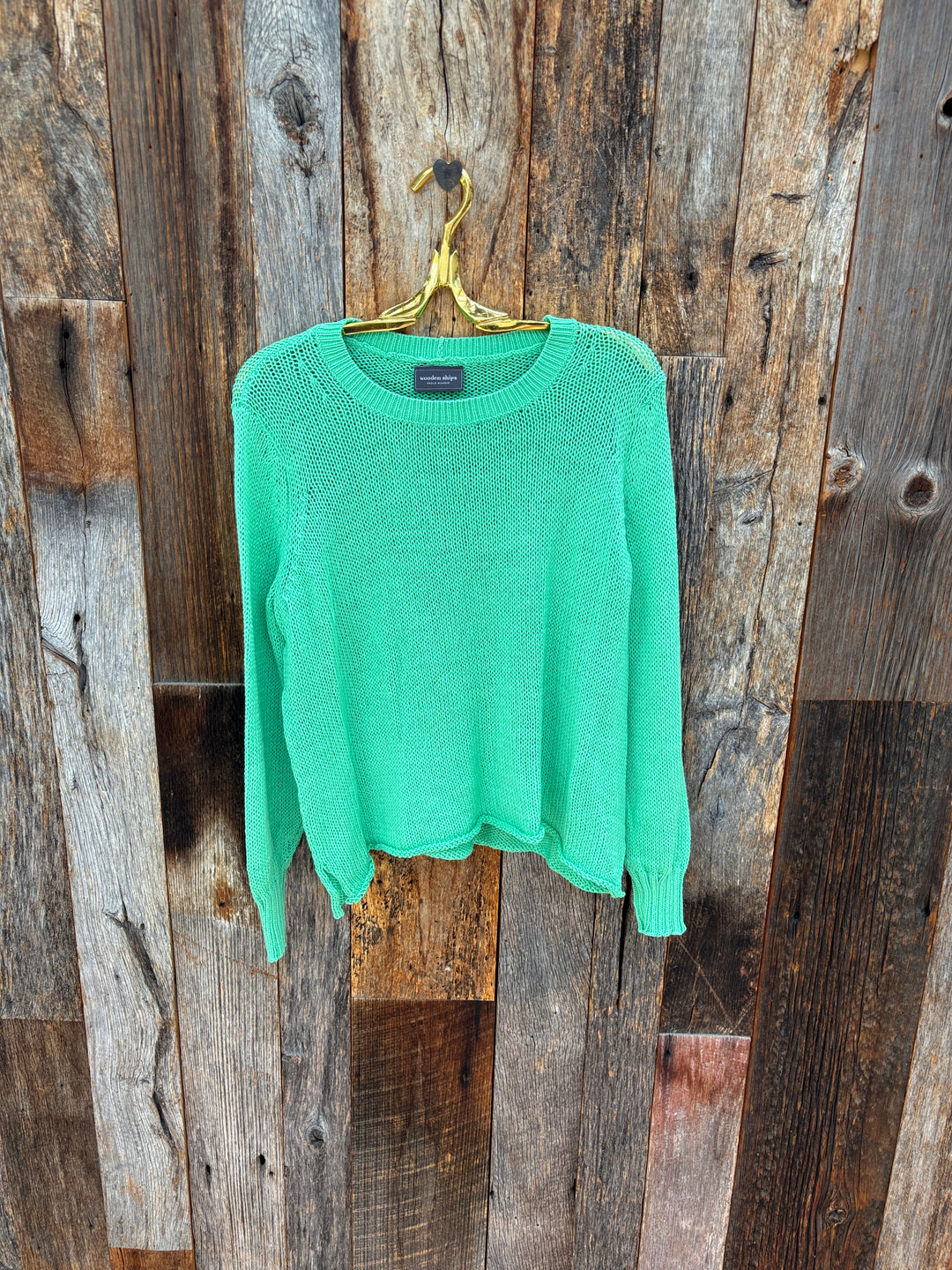 Wooden Ships Dylan Top Cotton - Verdigris