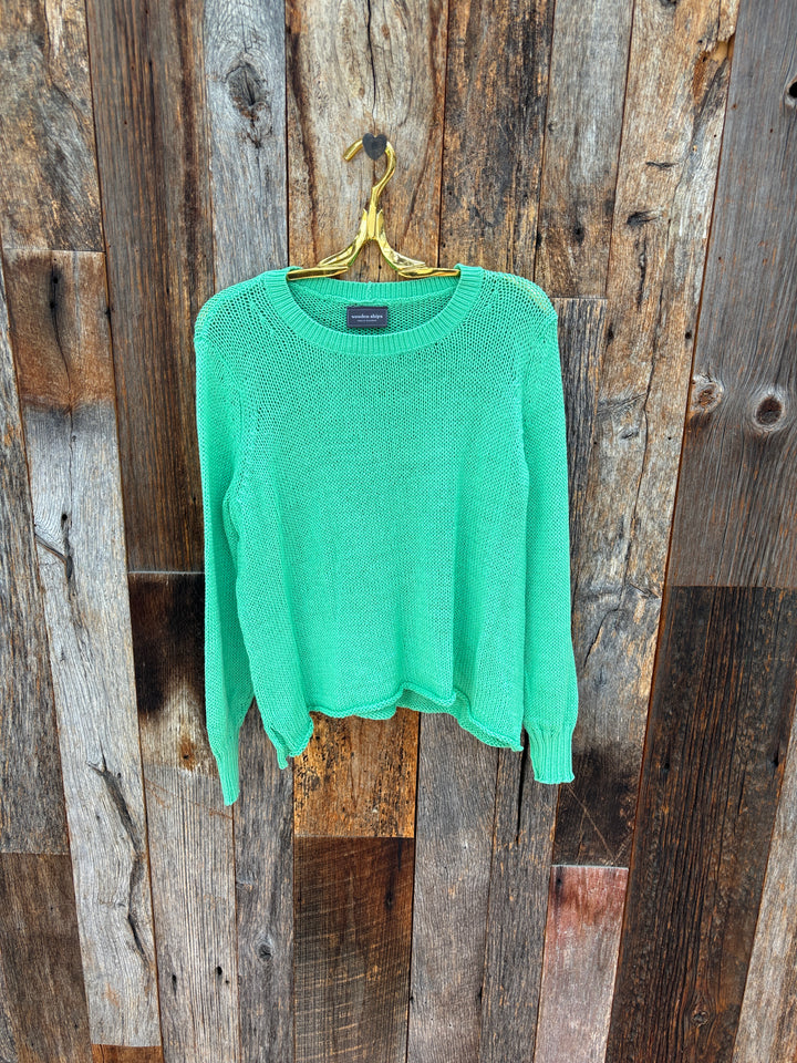Wooden Ships Dylan Top Cotton - Verdigris