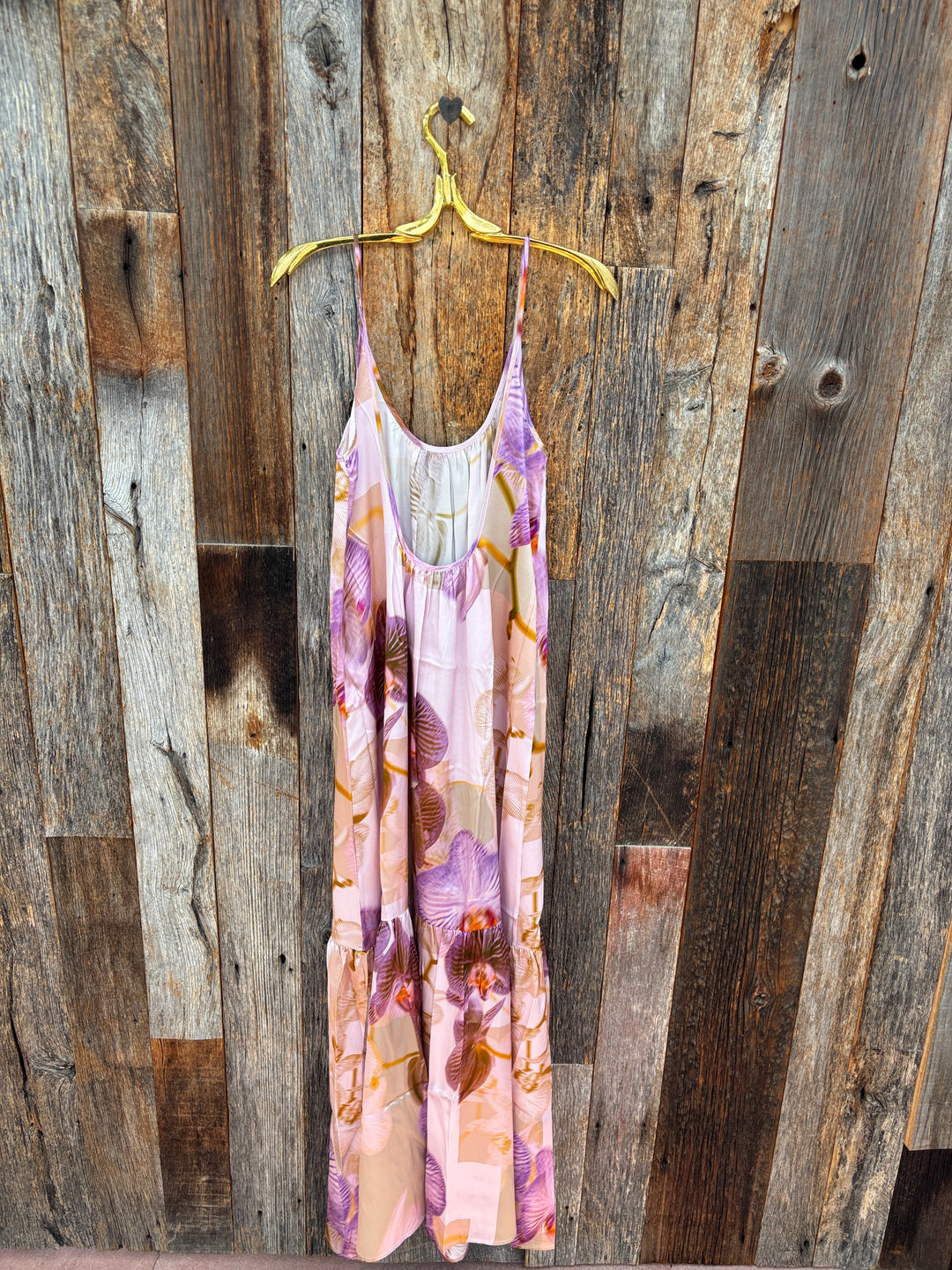 Catherine Gee 100% Silk Symi Dress - Lavender Orchid