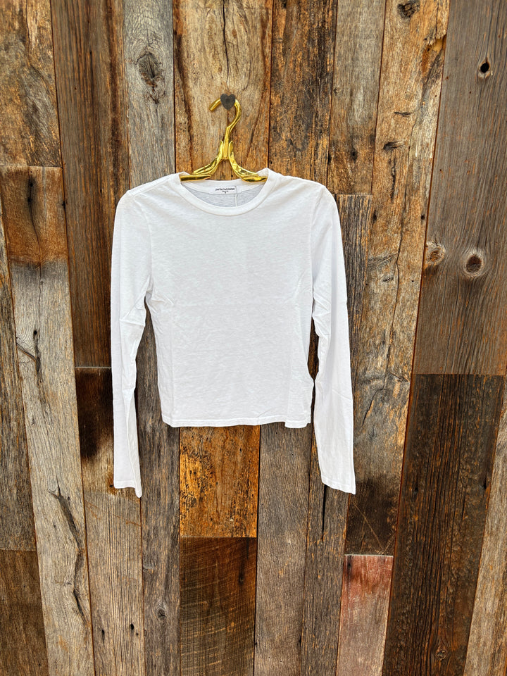 Perfect White Tee Jamie Cotton Long Sleeve White