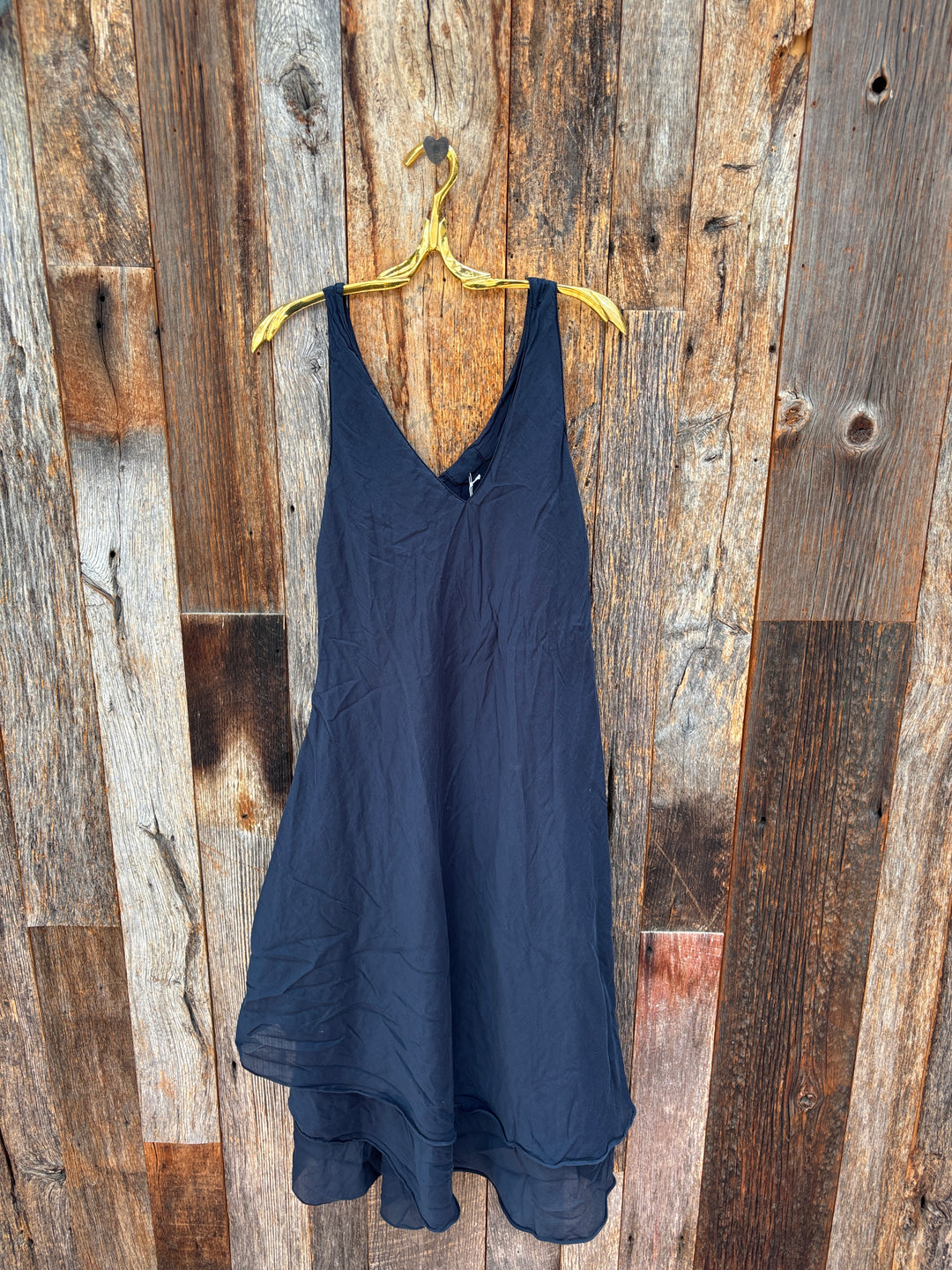 Llea Blue Kira Bias Tank Dress Ink