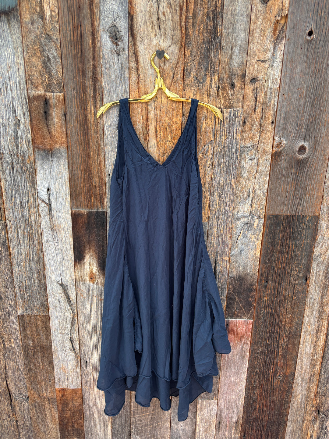 Llea Blue Kira Bias Tank Dress Ink