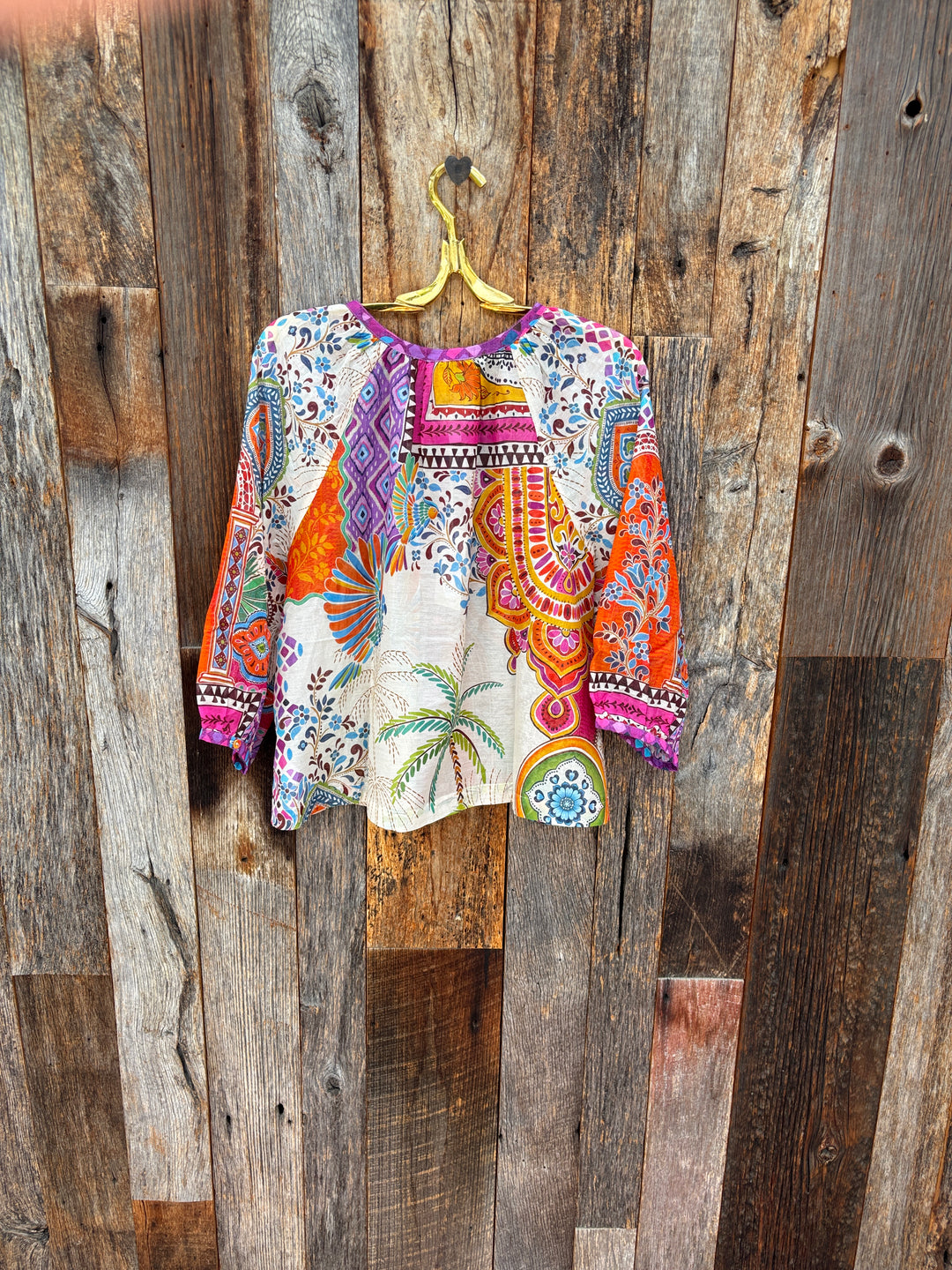 Johnny Was Michaella Peasant Blouse -Avelar