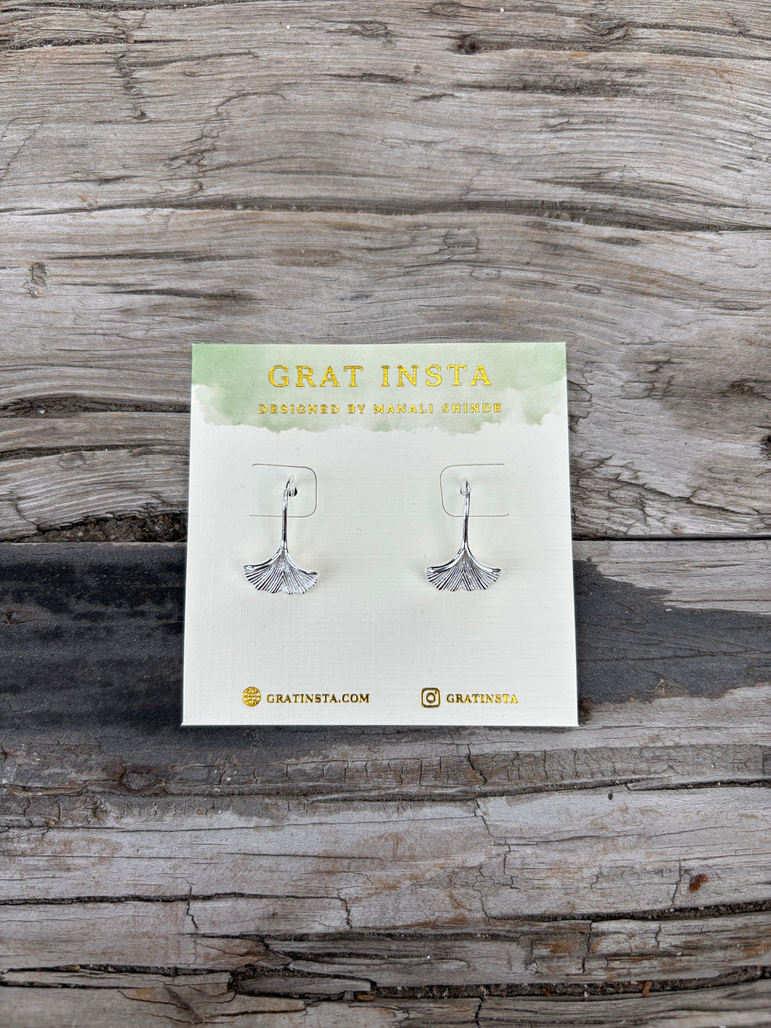 Gratinsta Gingko Studs SS G1339