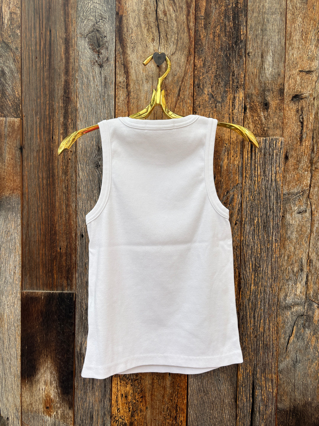 Perfect White Tee Daphne Rib High Neck White