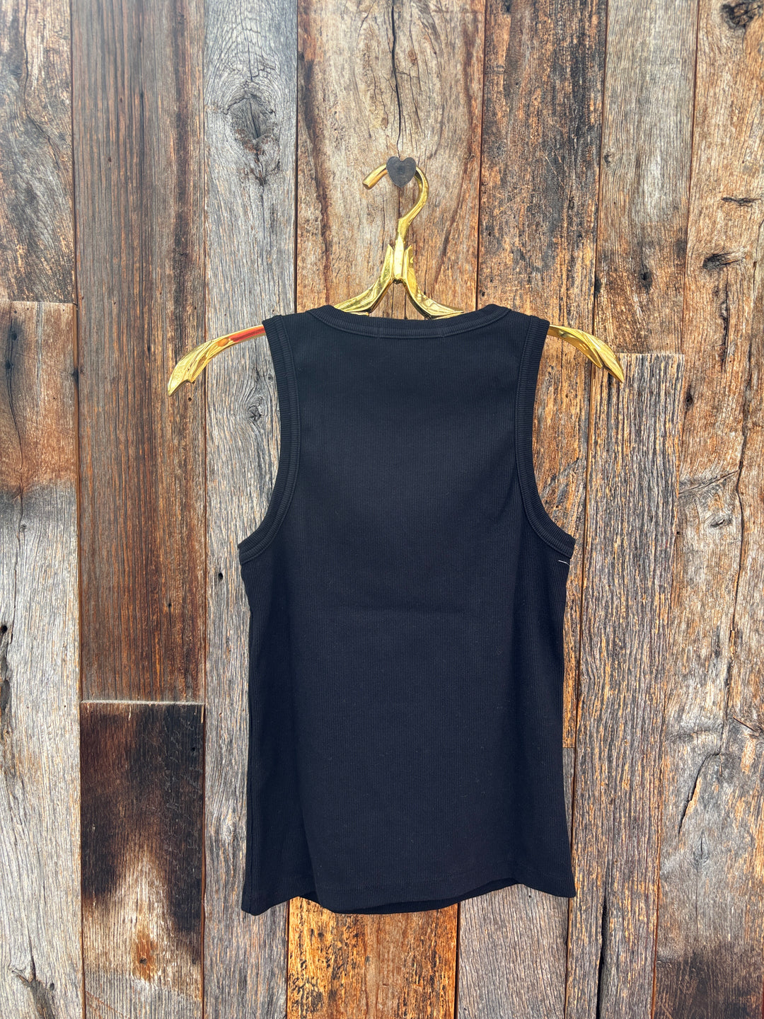 Perfect White Tee Daphne Rib High Neck Black