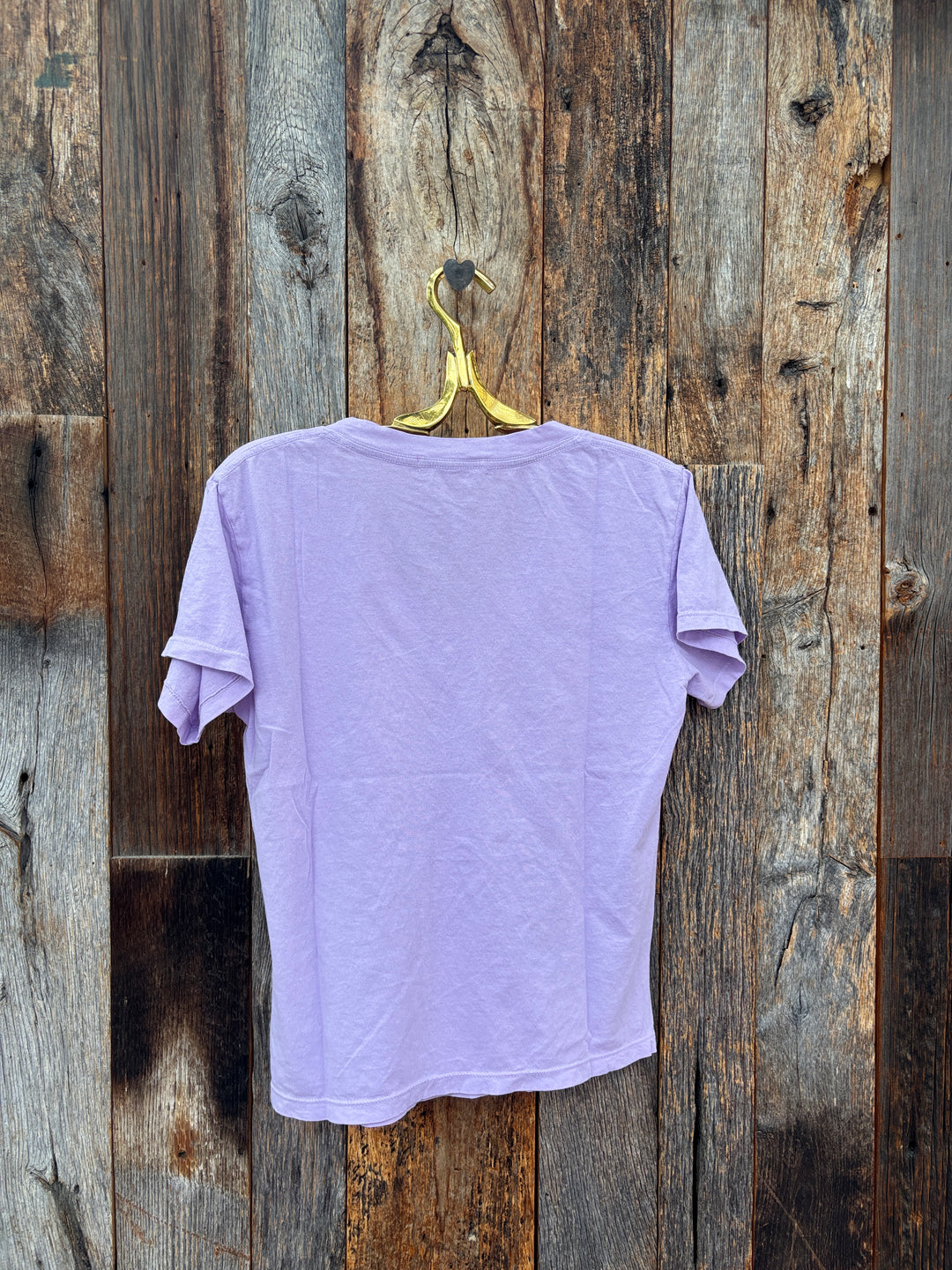 Perfect White Tee Hendrix Boxy Cotton V Neck Tee Ultraviolet