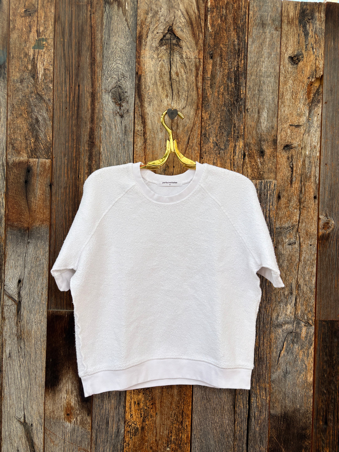 Perfect White Tee Kennedy ss Crewneck Sweatshirt White