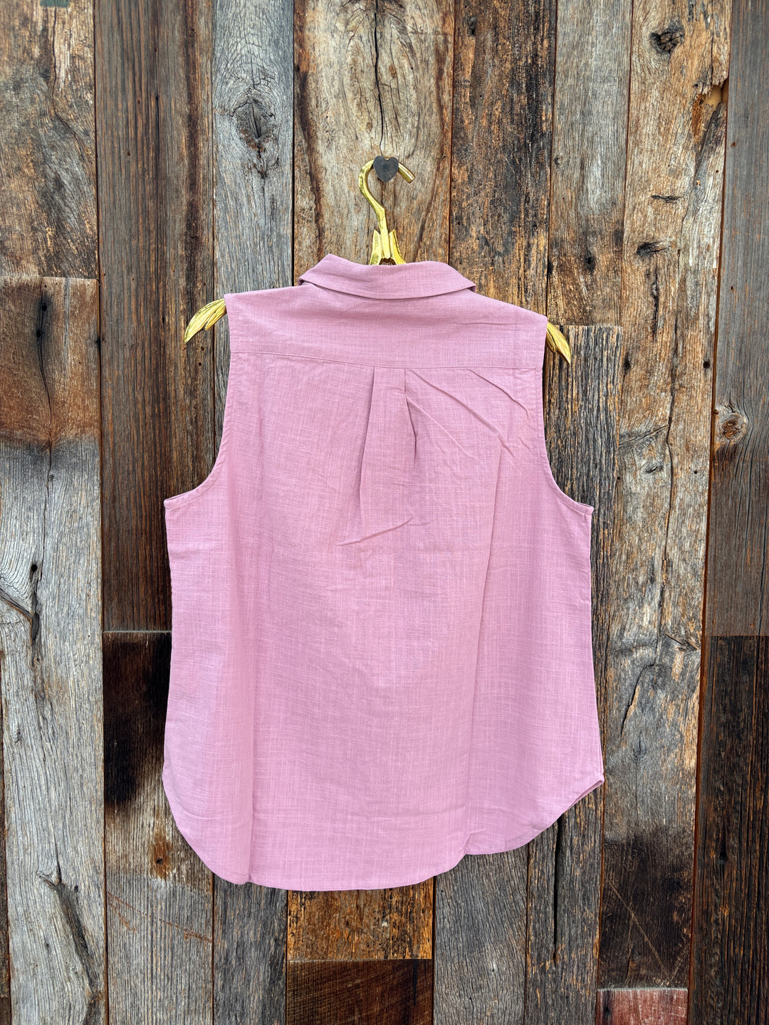 Dylan Kelly Button Up Top - Soft Pink