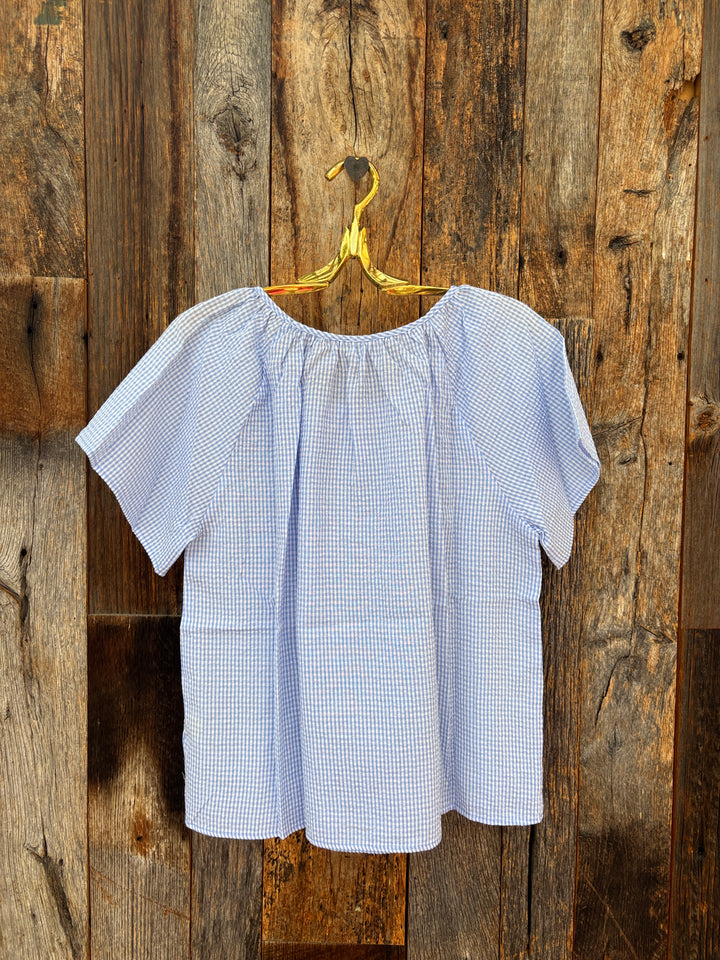 Dylan Parker Raglan Top- Blue