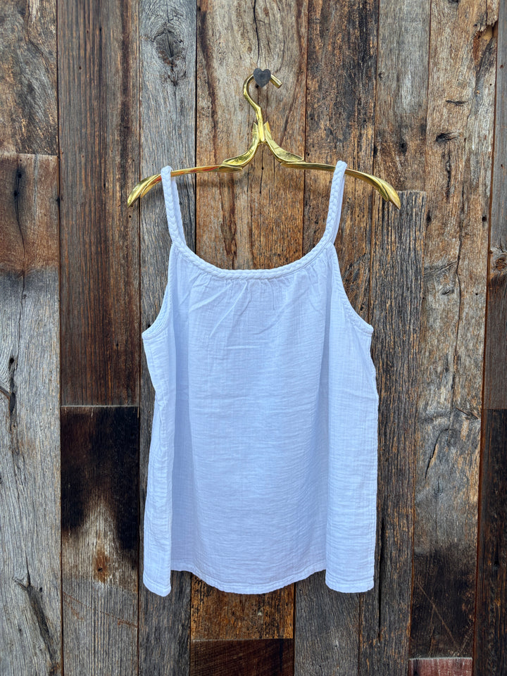 Dylan Braided Cami- White