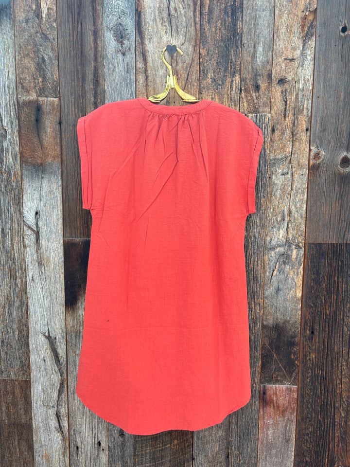 Dylan Shore Dress - Chili