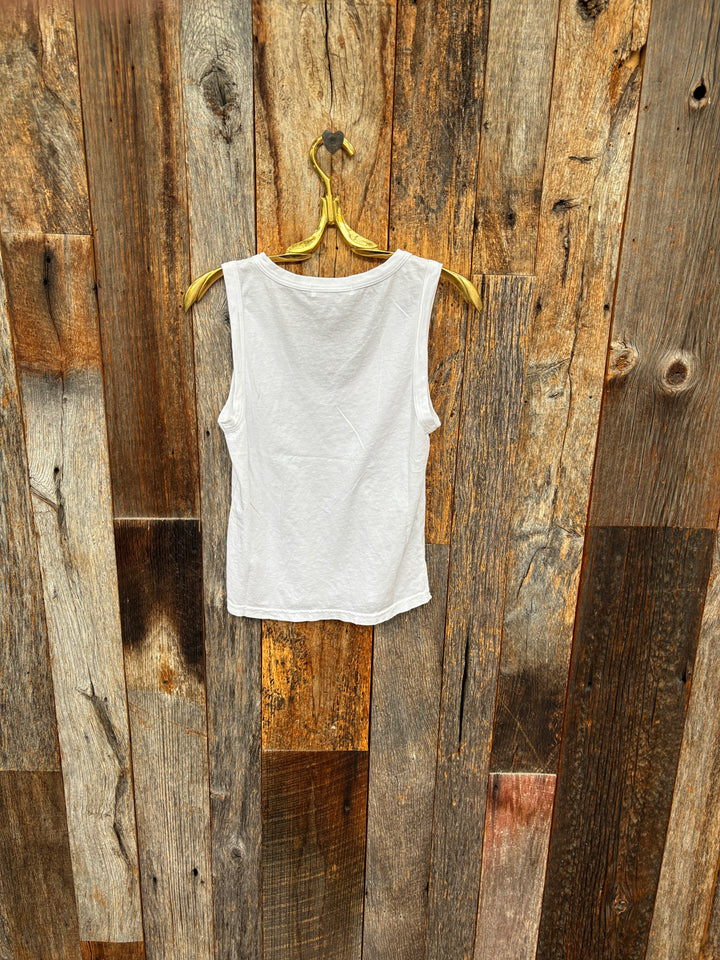 Perfect White Tee Khara Rib Scoop Tank White