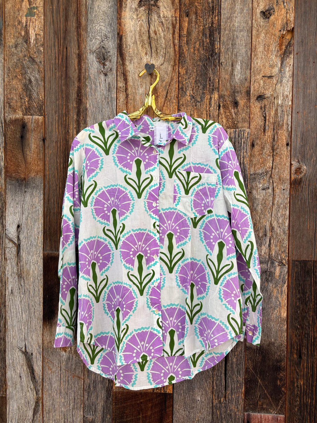 ...And For Good L/S Good Boyfriend Petal and Stem Lavender