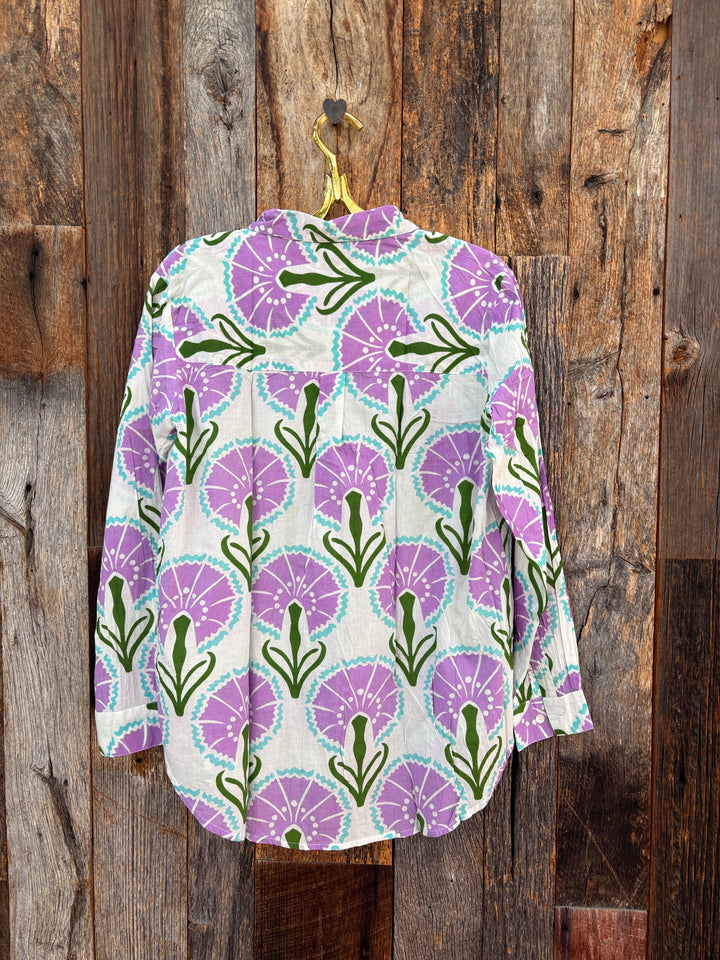 ...And For Good L/S Good Boyfriend Petal and Stem Lavender