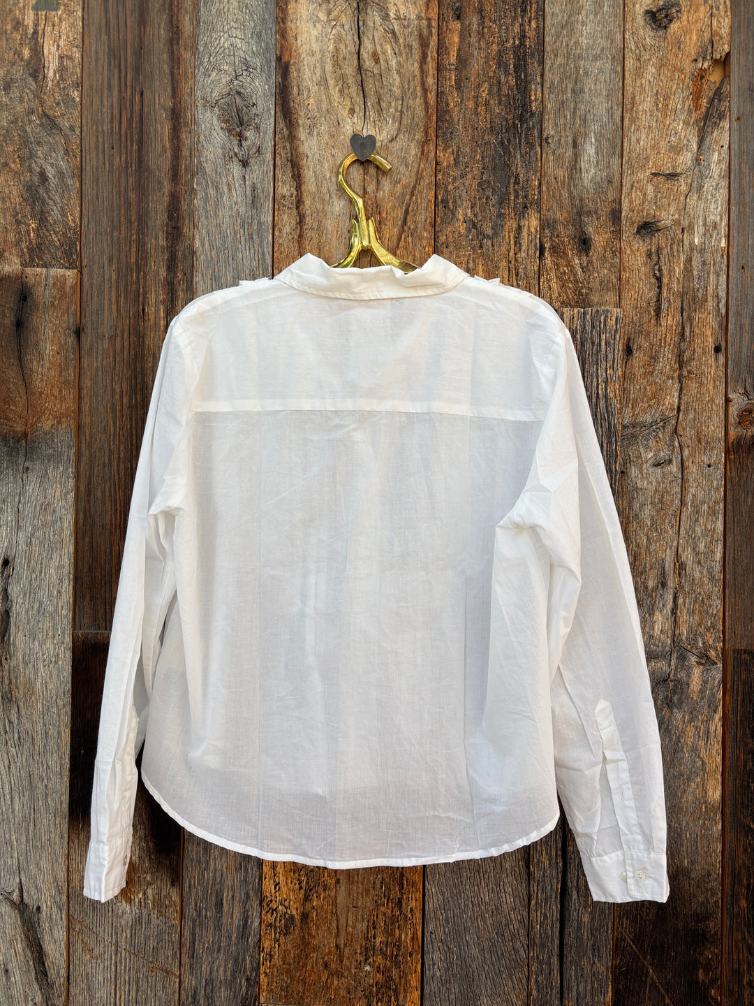 ...And For Good Good Girfriend Shirt w/ Tux Trim- White