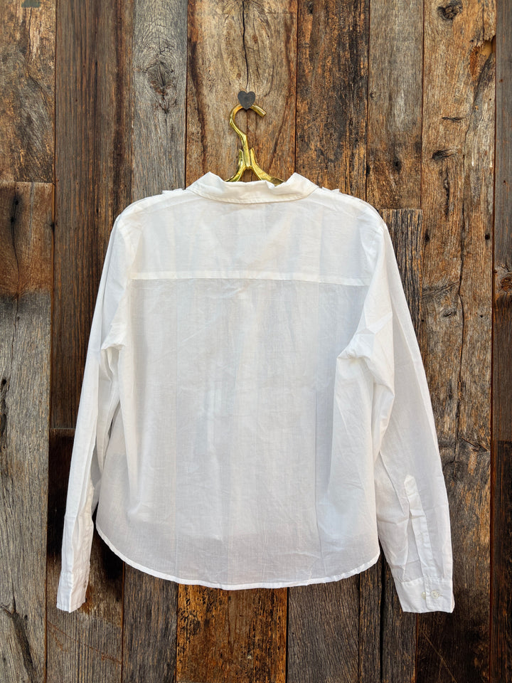 ...And For Good Good Girfriend Shirt w/ Tux Trim- White