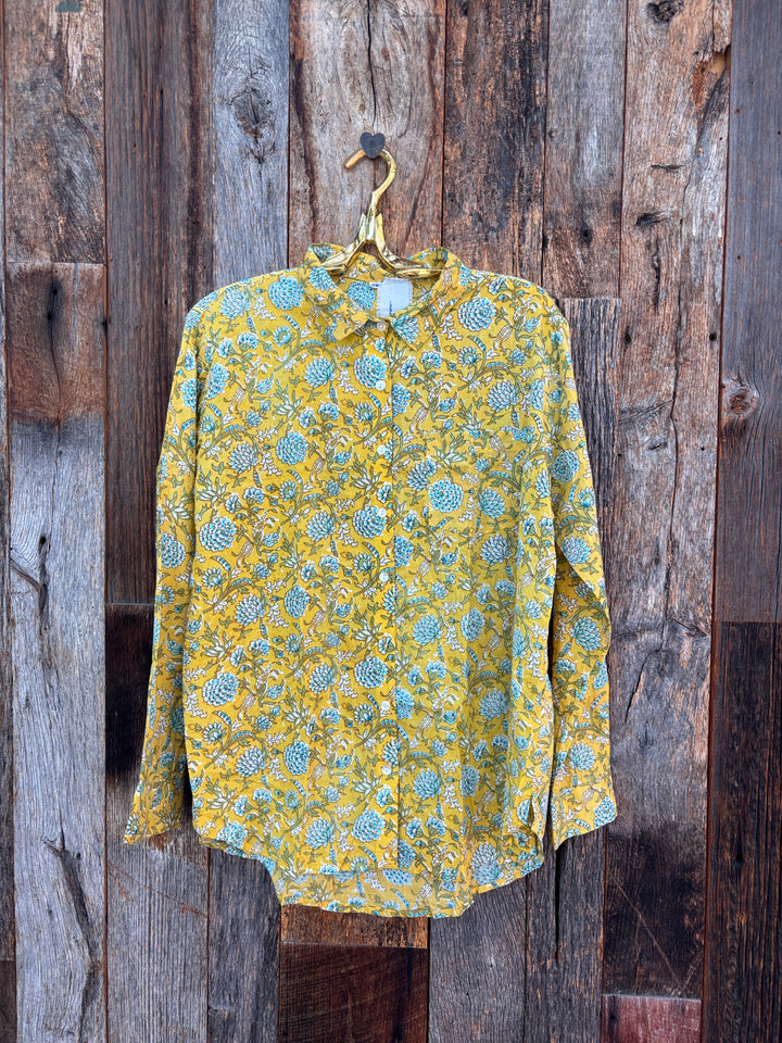 ...And For Good L/S Good Boyfriend Devon Floral Sunshine