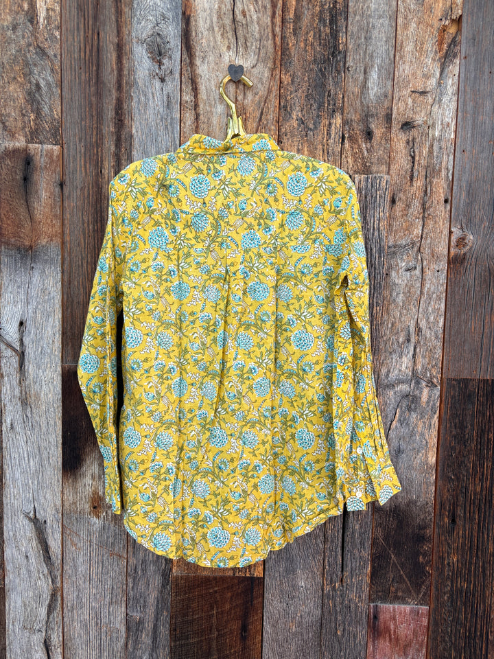 ...And For Good L/S Good Boyfriend Devon Floral Sunshine