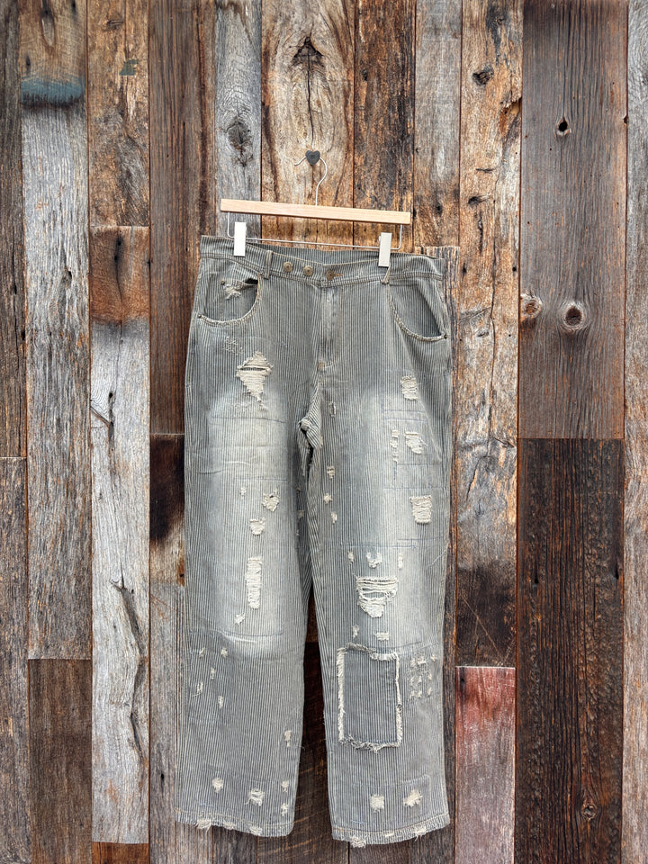 Jaded Gypsy Peace and Love Jeans- Midnight Railroad
