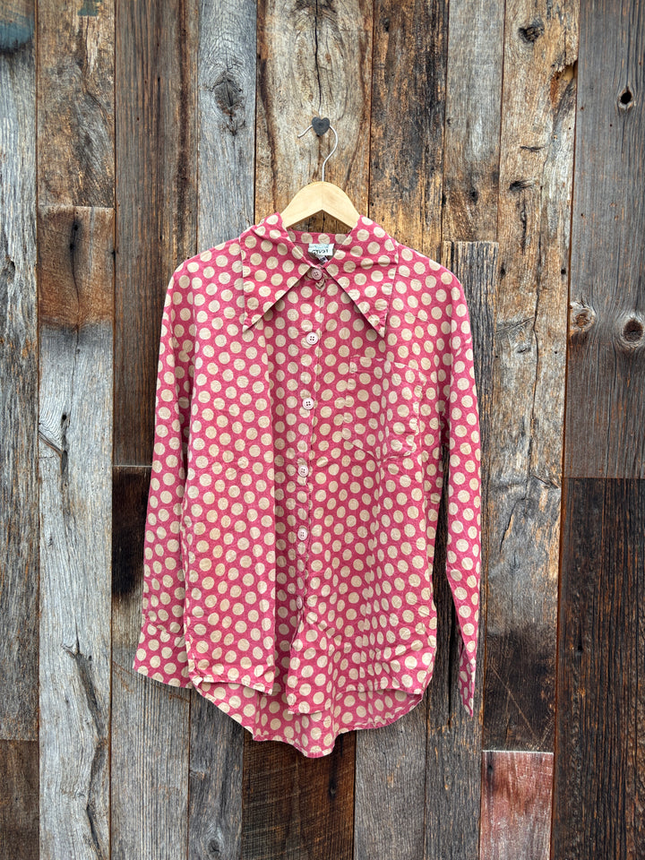 Jaded Gypsy To The Point Shirt- Lovely Dot