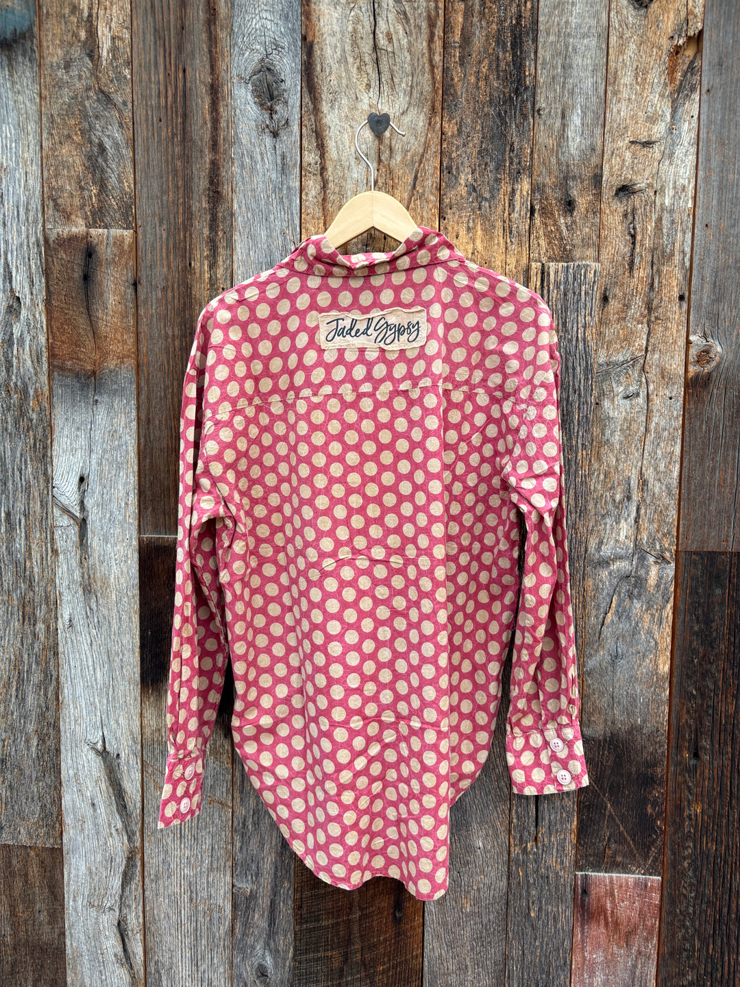 Jaded Gypsy To The Point Shirt- Lovely Dot
