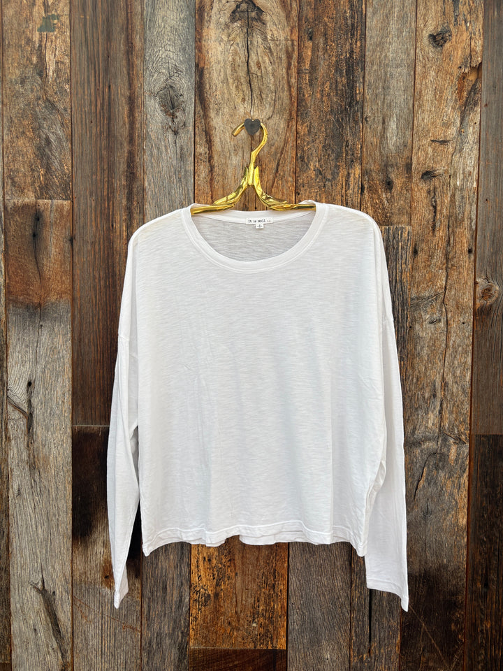 It Is Well L/S Relaxed Tee Salt