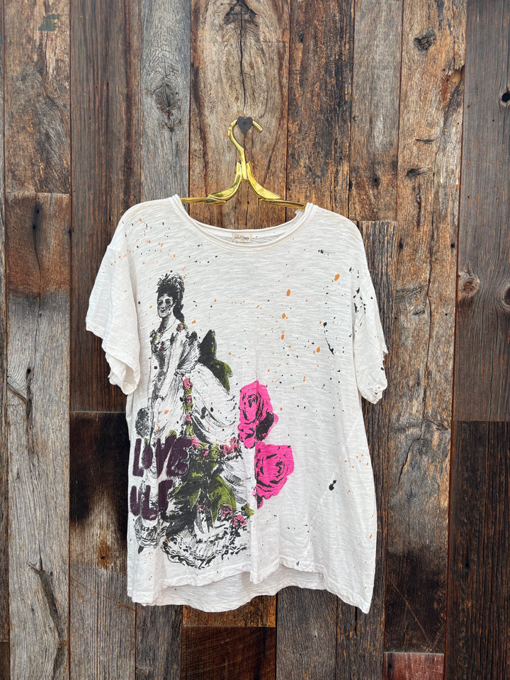 Jaded Gypsy Worn and Weathered Tee - Love Rule