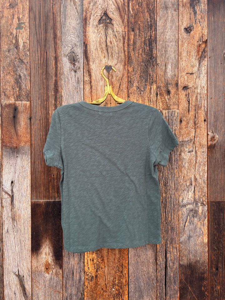 Z Supply Junie Slub Tee Emerald Cove
