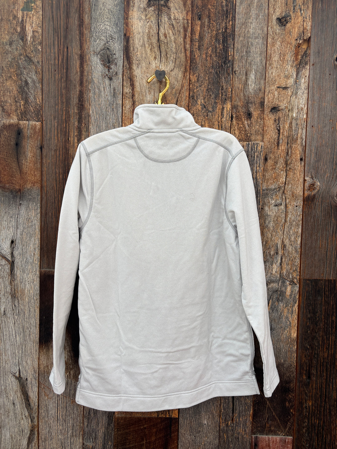 True Grit 1/4 Zip Pullover - Light Grey