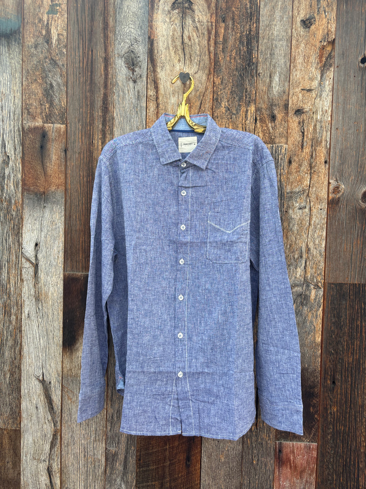 True Grit L/S 1 Pocket Shirt- Indigo