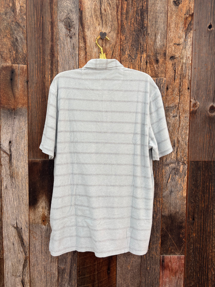 True Grit S/S 1 Pocket Polo- Soft Blue