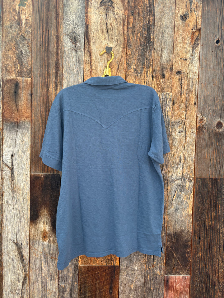 True Grit S/S Western Polo- Seastar