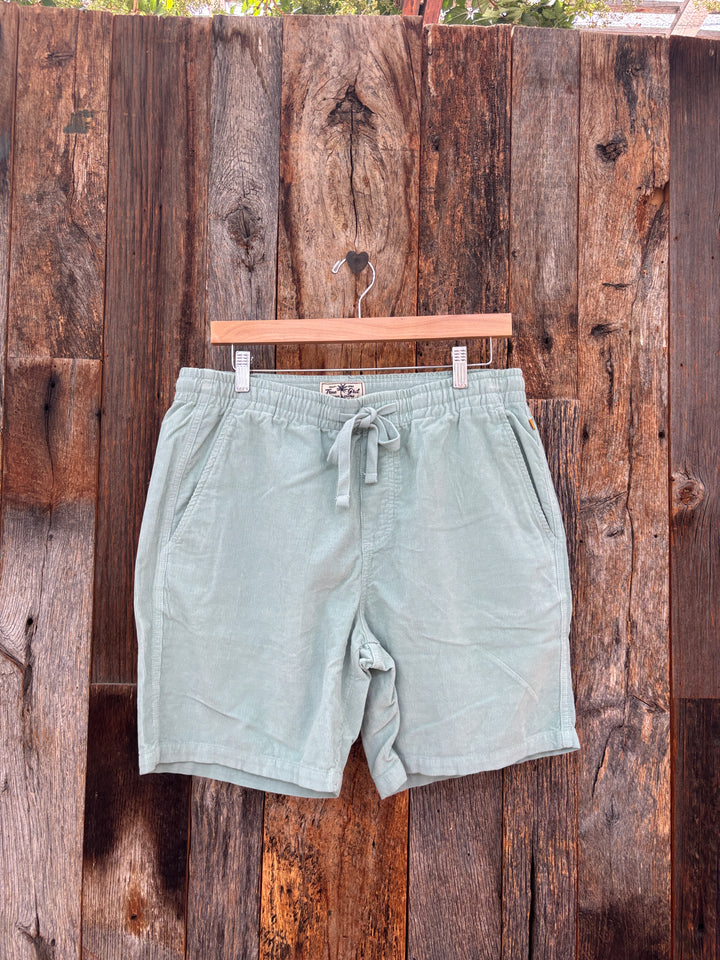 True Grit Weekend Drawstring Shorts- Gulf Blue