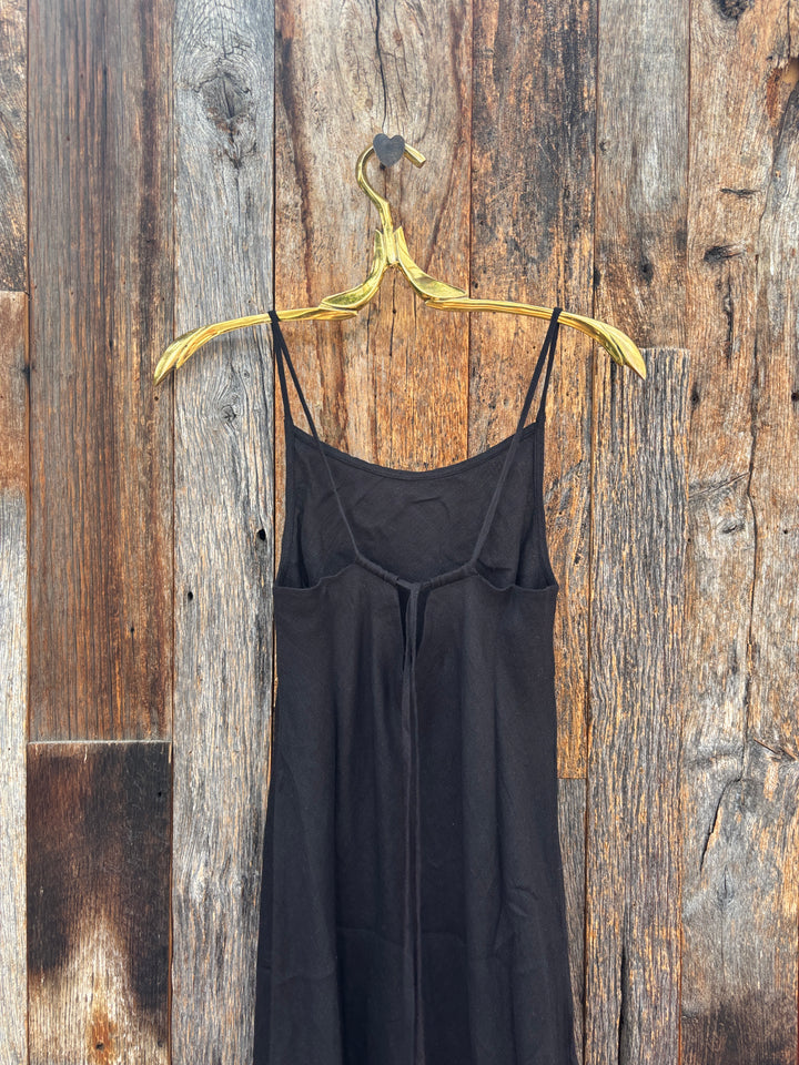 Isabella V Linen Nafisseh Maxi Dress